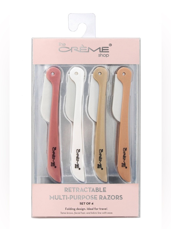 The Creme Shop Other - The Crème Shop Foldable Razor Set, 4 Pack NWT